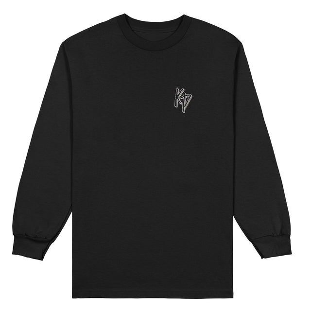 Killer Days Killer Waves L/S Tee - Red & White